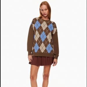 NWT Aritzia Sunday Best Peggy Sweater patterned